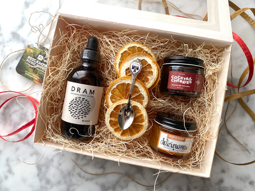 Old Fashioned Cocktail & Food Pairing Gift Basket by Priority