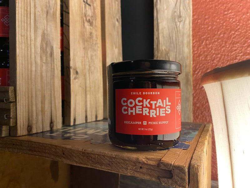 Chile Bourbon Cocktail Cherries: Proper Size