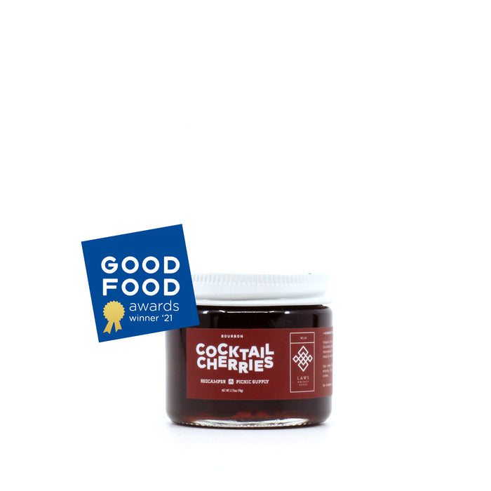 Bourbon Cocktail Cherries: Picnic Size